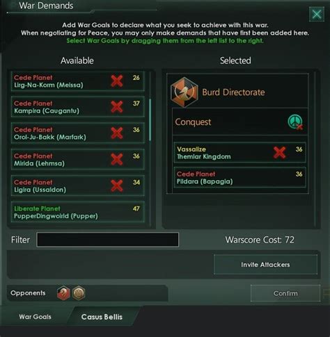 stellaris total war casus belli|Casus belli .
